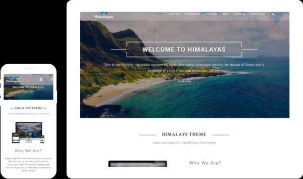 Himalayas Pro v2.2.5 单页WordPress主题 - 响应式设计与现代布局