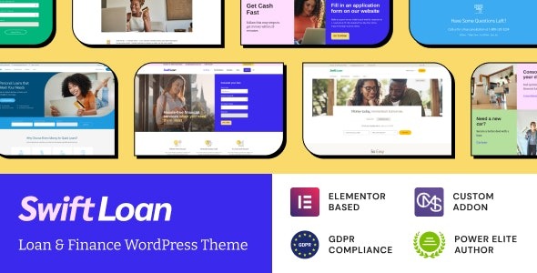 Swift Loan v1.1.8 发薪日与银行金融WordPress主题