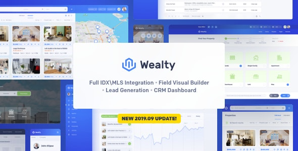 Wealty (v3.1) 多功能房地产WordPress主题 - 专业地产网站解决方案