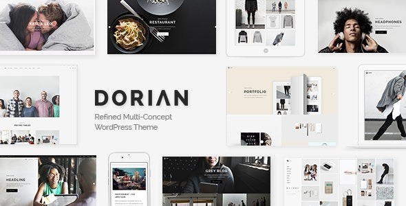 Dorian (v2.0) 精致多功能WordPress主题 - 多概念设计
