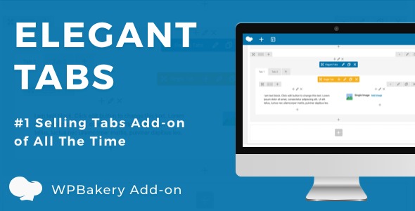 Elegant Tabs for WPBakery Page Builder v3.6.7 - 优雅的标签页插件