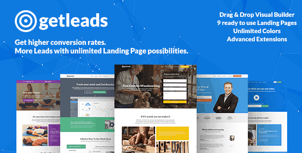Getleads (v2.5) 高性能WordPress着陆页主题