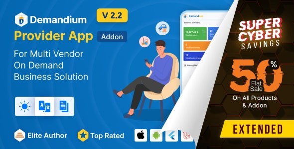 Demandium Provider App v2.8 - 高效服务提供商应用解决方案