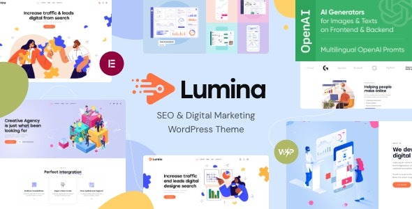 Lumina v1.3 Creative Agency WordPress Theme - 创意机构WordPress主题