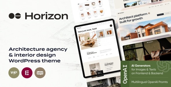 Horizon v1.1 Interior Design WordPress Theme - 现代室内设计WordPress主题