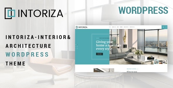 Intoriza v1.0.8 室内建筑WordPress主题 - 专业设计与响应式布局