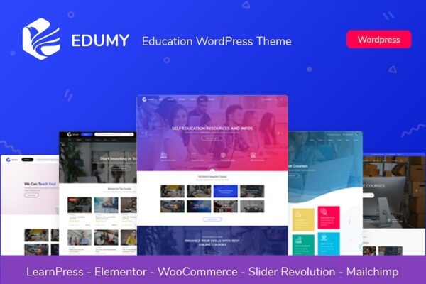 Edumy (v1.2.25) LMS在线教育课程WordPress主题