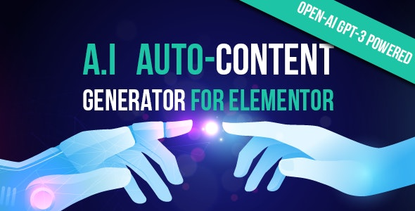 A.I Autocontent for Elementor v1.1 - 人工智能自动内容生成插件