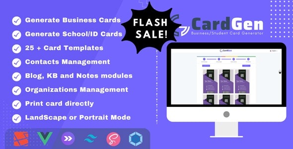CardGen v3.6.4 Business or ID Card Generator - 专业商务与身份证生成器
