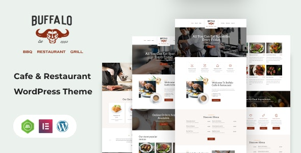 Buffalo (v2.0) Cafe & Restaurant WordPress Theme - 咖啡馆与餐厅WordPress主题