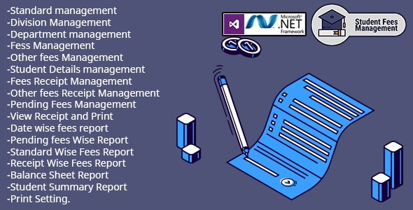 School Fees Management v1.0 学费管理系统 - 适用于补习班、教育中心、学院和培训中心