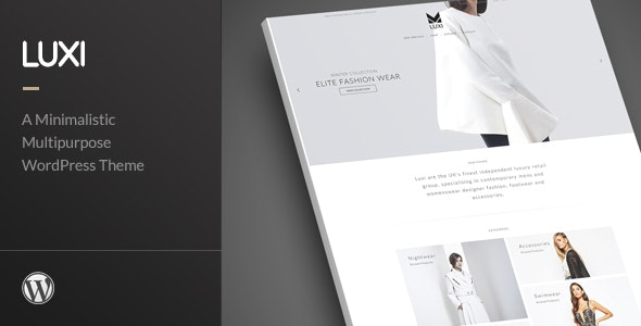 Luxi (v2.4) 奢华优雅的WooCommerce WordPress主题