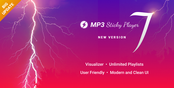 MP3 Sticky Player WordPress Plugin v8.0 - WordPress音乐播放器插件