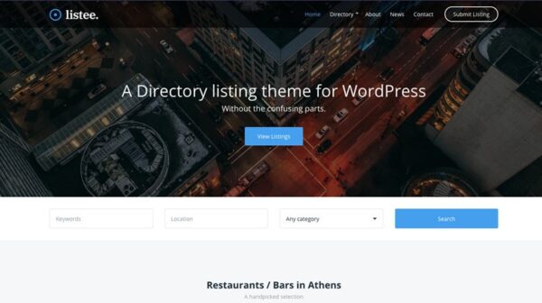 CSSIgniter Listee WordPress主题 v1.1.1 - 专业房地产列表与目录解决方案