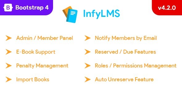 LMS v4.2.0 图书馆管理系统与电子书 (Laravel + ReactJS) - 高效学习资源管理平台