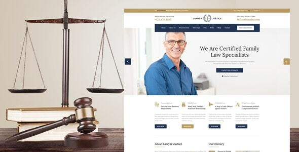 Lawyer & Justice (v2.9) WordPress律师和律师事务所主题