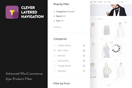 Clever WooCommerce Ajax Product Filter v1.0 - 智能WooCommerce Ajax产品筛选插件