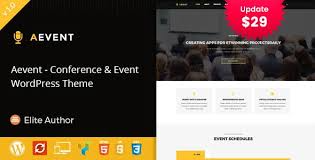 Aevent (v2.9) 会议与活动 WordPress 主题 - 专业会议活动网站解决方案