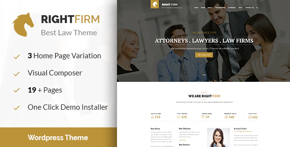 Right Firm (v2.7) 律师事务所WordPress主题