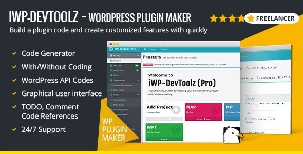 iWP-DevToolz (Pro) rev24.03.09 WordPress插件制作工具与代码生成器