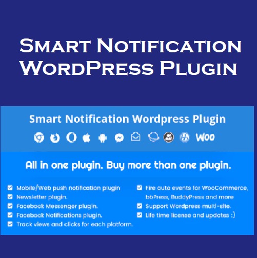 Smart Notification v10.3 WordPress插件 - 桌面与移动推送通知系统