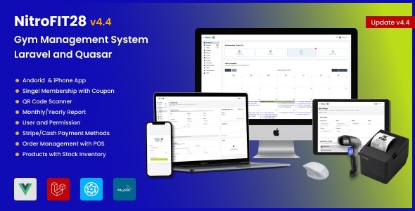 NitroFIT28 v4.5.18 健身与健身房管理系统