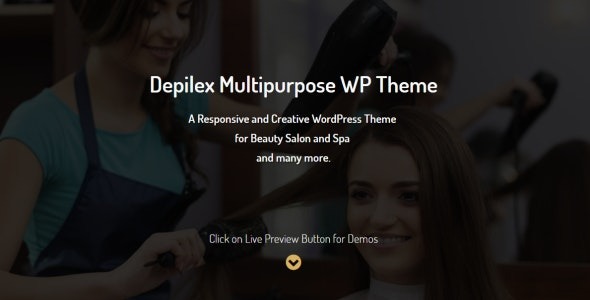 Depilex Salon v4.4 Parlour – Spa – Gym – Multipurpose WP Theme | 美容沙龙、水疗中心、健身房多功能WordPress主题