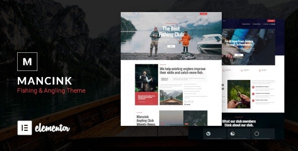 Mancink (v1.0) 钓鱼与垂钓 WordPress主题