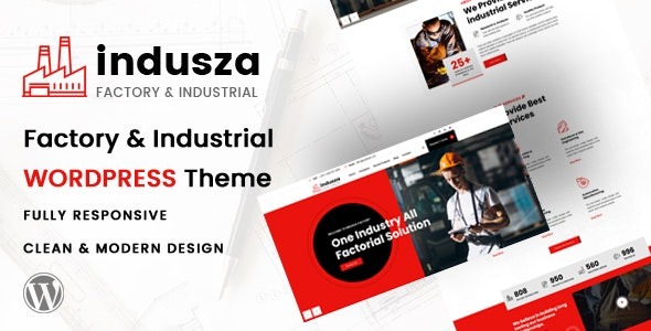 Indusza (v1.0) 工业与工厂 WordPress 主题
