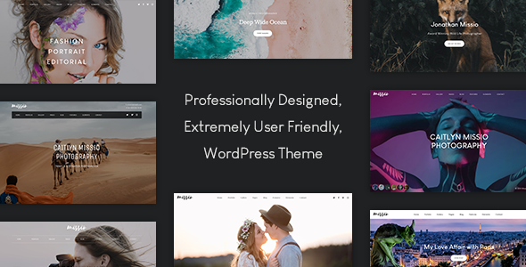 Missio (v1.0) Photography WordPress 摄影主题 - 专业摄影师网站模板