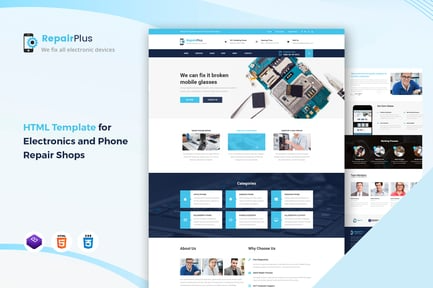 Repair Plus – 电子和手机维修店WordPress主题