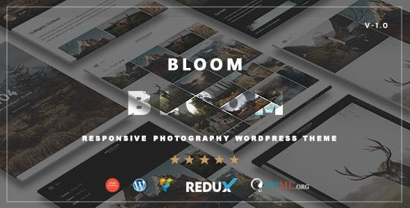 Bloom (v1.1) 摄影作品集WordPress主题