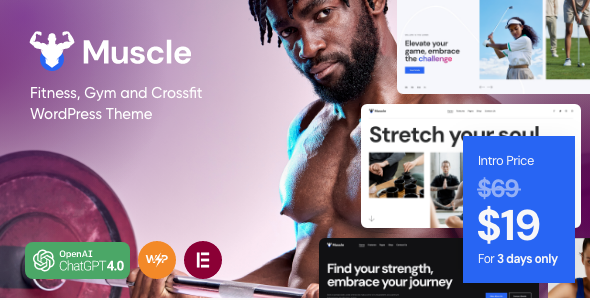 Muscle v1.0 Sports Center & Solarium WordPress Theme - 体育中心和日光浴沙龙WordPress主题