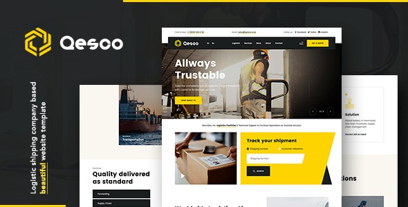 Qesco (v1.0.0) 物流运输公司WordPress主题