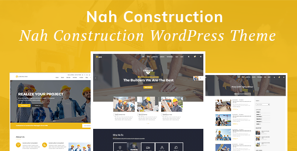 Nah Construction (v1.1.7) 建筑商业企业WordPress主题