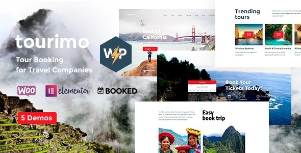 Tourimo (v1.0.6) 旅游预订WordPress主题
