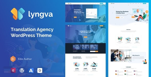 Lyngva (v1.1.4) 翻译机构WordPress主题