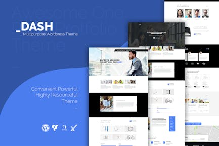 Dash (v1.3) 创意商业主题 - 现代企业网站设计