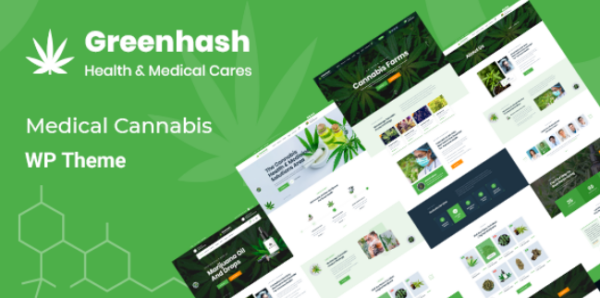 Greenhash (v1.0) 医疗WordPress主题 - 专业医疗网站设计