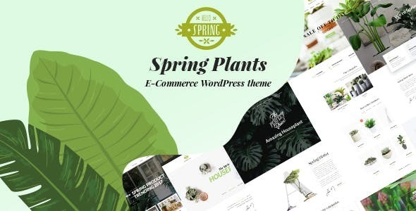 Spring Plants (v3.7) 园艺与室内植物WordPress主题