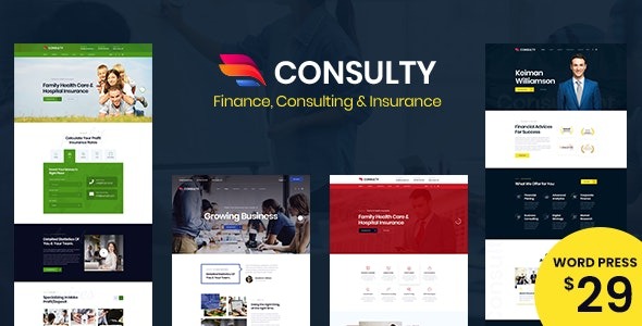 Consulty (v1.0.6) 商业金融WordPress主题