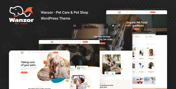 Wanzor (v1.1.9) 宠物护理商店WordPress主题