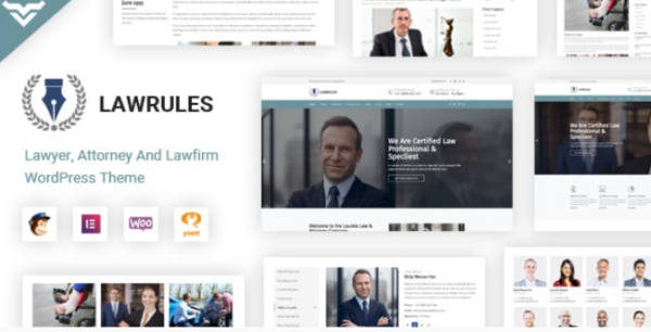 Lawrules (v1.3) 律师WordPress主题 - 专业法律网站设计