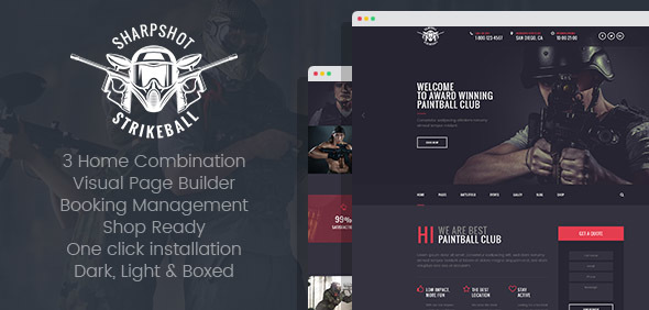 SharpShot (v1.0) Responsive WordPress Theme - 响应式WordPress摄影主题