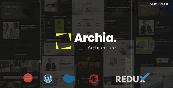 Archia (v1.0.3) 建筑与室内设计WordPress主题