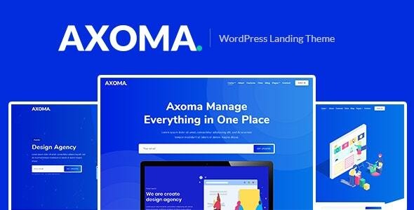 Axoma (v2.6) WordPress SaaS主题 - 专业企业网站建设模板