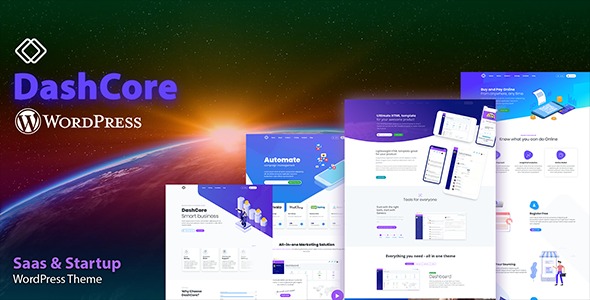 DashCore (v1.0) 创业与软件WordPress主题