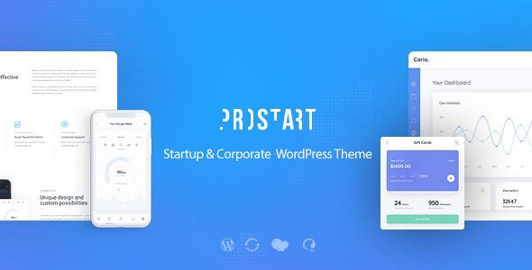 Prostart (v1.1.5) 创业与企业WordPress主题