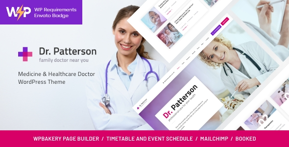 Dr.Patterson (v1.2.5) 医疗与健康医生WordPress主题