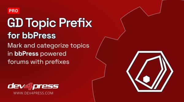 GD Topic Prefix Pro for bbPress v4.0.1 | bbPress论坛主题前缀管理插件